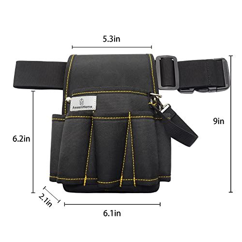 6-Pocket Canvas Tool Waist Bag 7