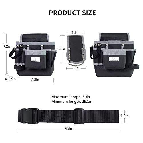 25-Pocket Adjustable Tool Belt Bag 3
