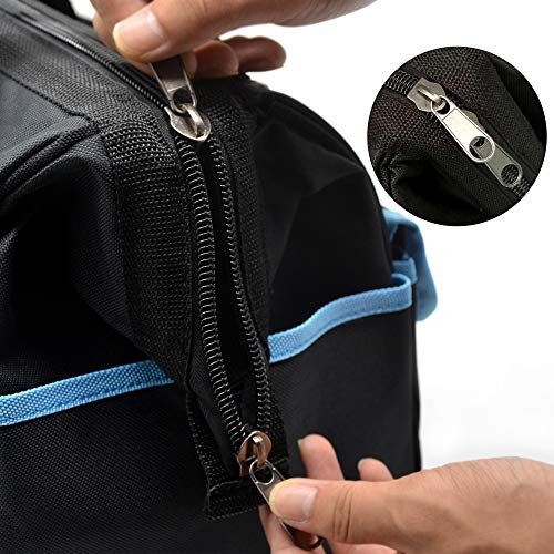 15-inch Tool Bag Wide Mouth Tool Tote 9