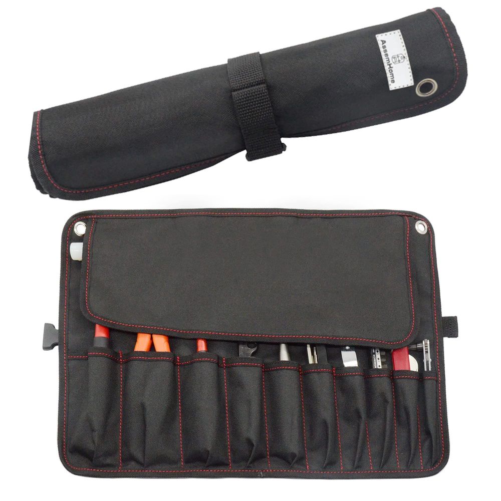 Heavy Duty Tool Roll Bag with 10 Pockets